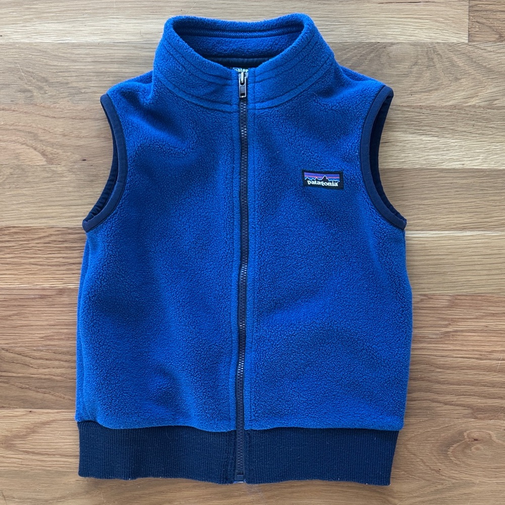 Patagonia Royal Blue Sleeveless Fleece